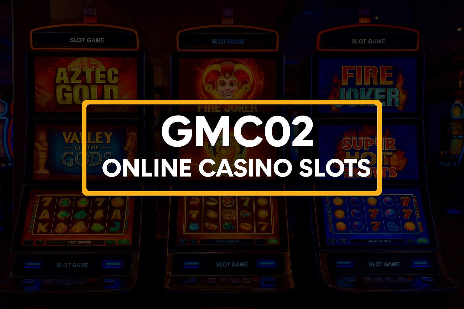 Explore o mundo das slot machines no GMC02 Casino